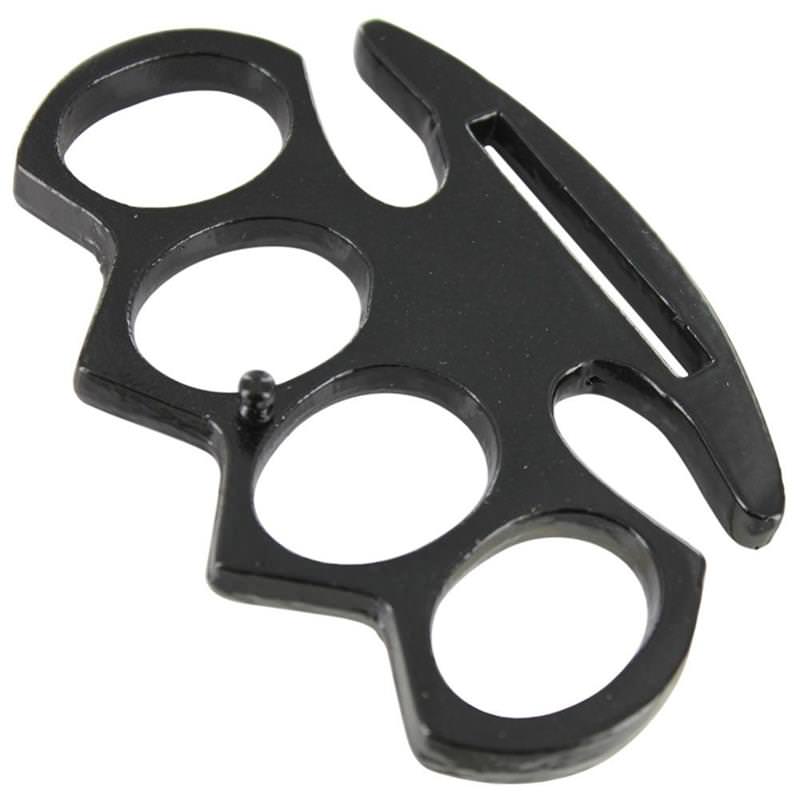 Aluminum Radical Knuckle Buckle Paperweight Black - Tophatter's Army Products & Self Defense Collectible Weapons - Tophatter Daily Deals